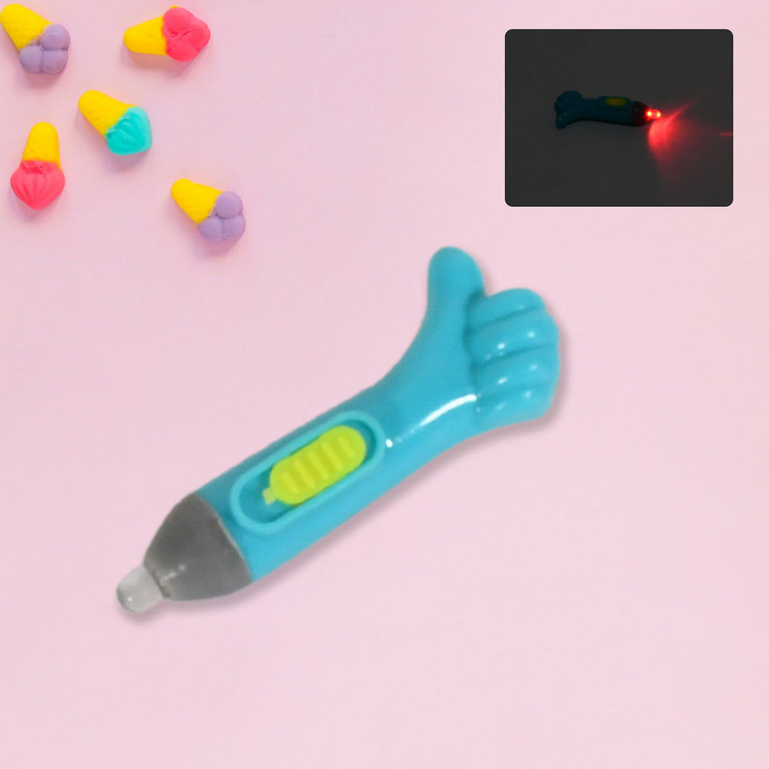 Thumb shaped light, lightning keychain, lightning toy, thumb shape LED light - Shopmania Wholesale