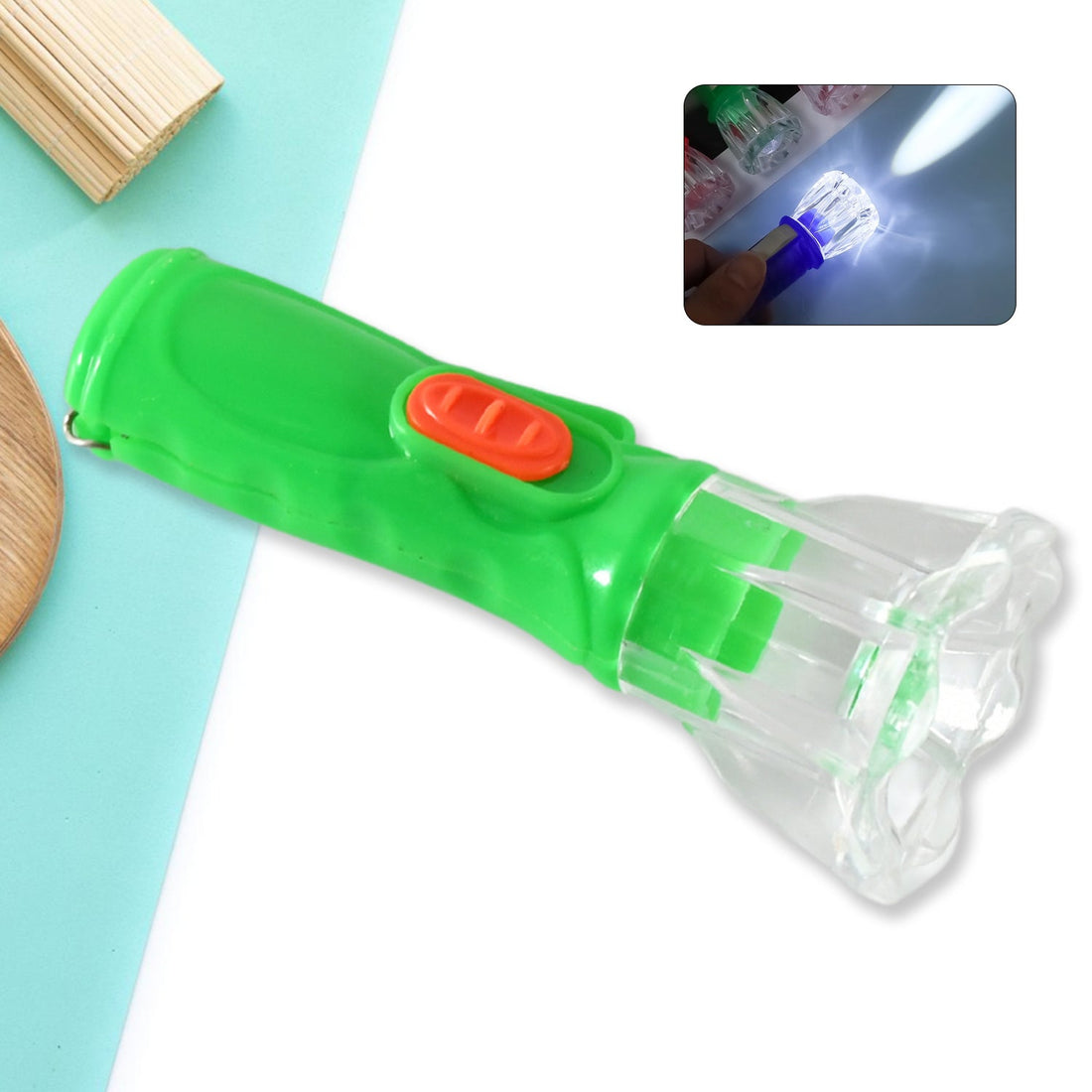 Small Plastic Torch for Kids, Plastic LED Flashlight Torch, Beautiful Attractive Good Gift Item, Pocket Torch for Kids (1 Pc) - Shopmania Wholesale