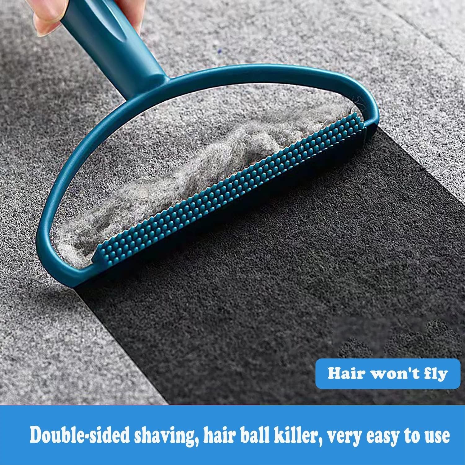 2in1 Portable Lint Remover at Home Use | Use for Removing Lint Dust in Furniture and Wool Clothes Sweater Carpet | Woolen Fabrics Brush Sticky Lint Roller with Long Handle (1 Pc) - Shopmania Wholesale