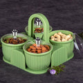 Multipurpose Plastic Storage Container Set: Kitchen Jars, Spices, Cookies your brand