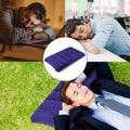 Velvet Air Inflatable Travel Pillow (Blue) - Shopmania Wholesale