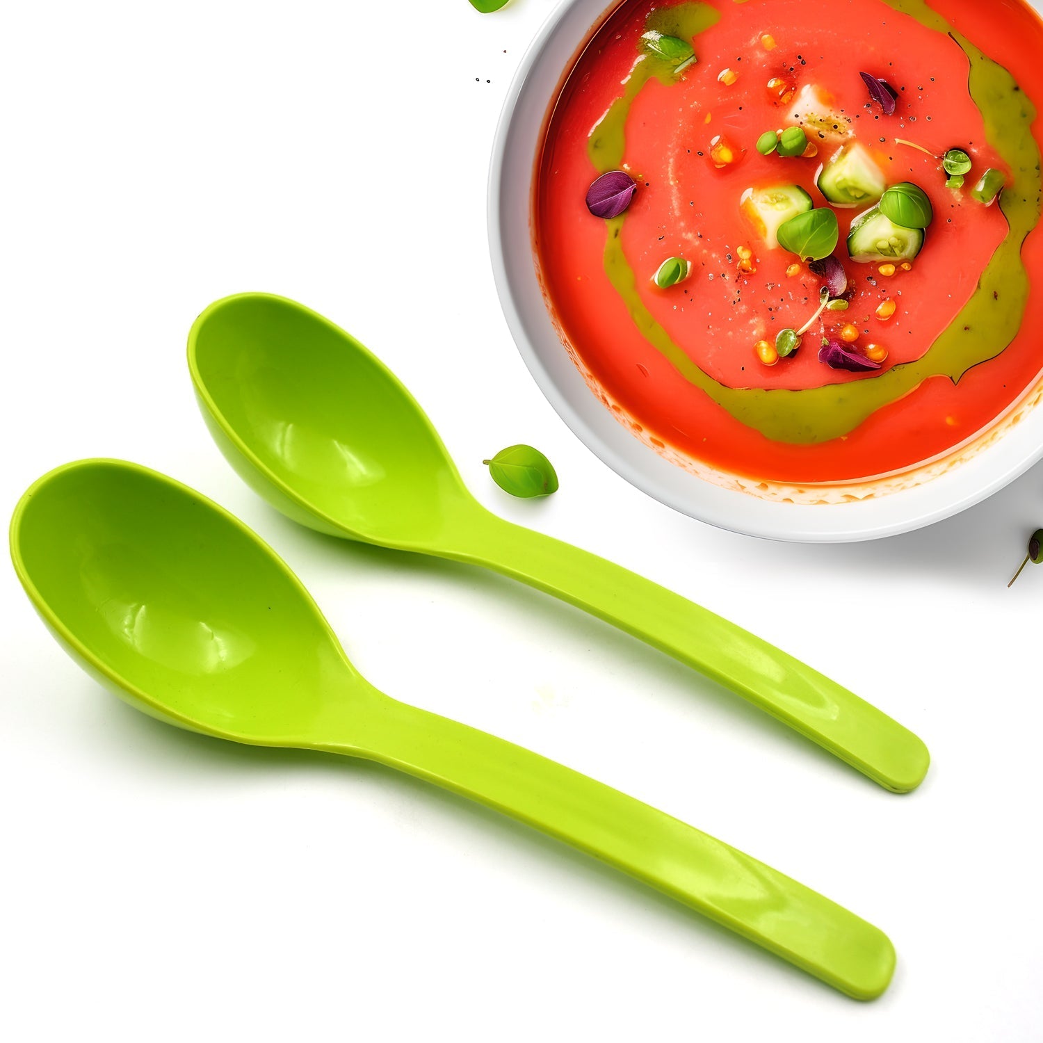 Plastic Spoon Kitchen Multipurpose Serving Ladle for Frying, Serving, Turner, Curry Ladle, Serving Rice, Spoon Used While Eating and Serving Food Stuffs Etc (2 Pcs Set / 10 Inch ) your brand
