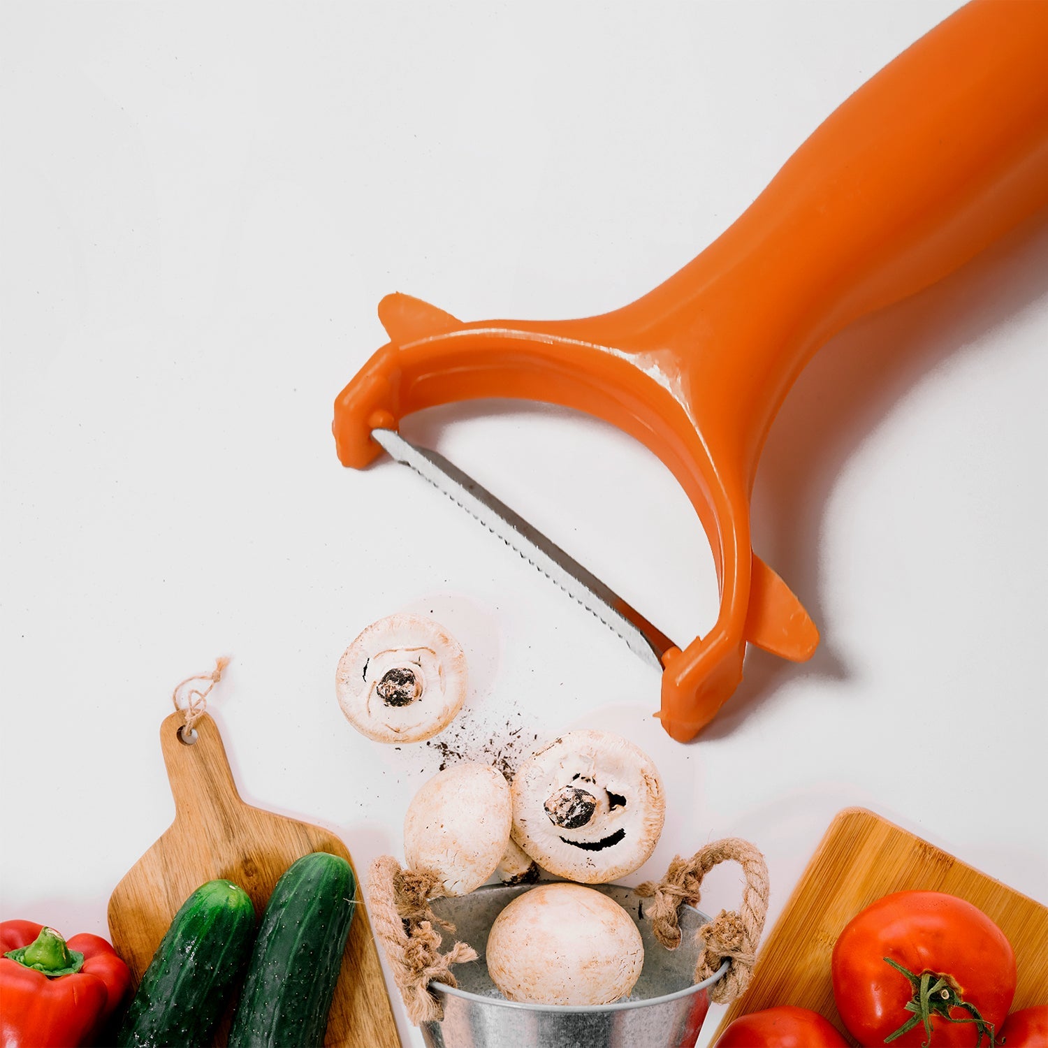 2 in 1 Kitchen Combo Lighter, Stainless Steel Durable Gas Lighter with Vegetable Cutter Peeler, For Kitchen Steel Gas Lighter (2 Pc Set) - Shopmania Wholesale