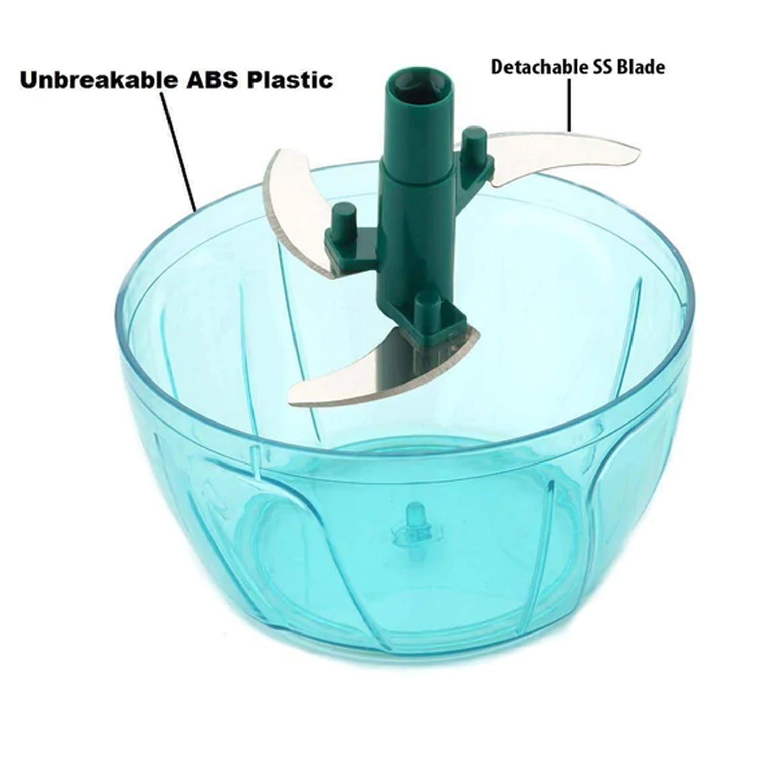 Handy Mini Plastic Vegetable Chopper Cutter, Onion Chopper Vegetables for Kitchen Accessories with 3 Blades - Shopmania Wholesale