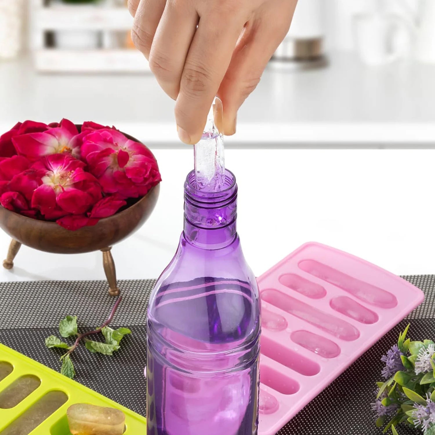 1 Pc Fancy Ice Tray, Used Widely In All Kinds Of Household Places While Making Ices And All Purposes - Shopmania Wholesale