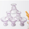 Crystal Plastic Ice-Cream Bowl, Home & Kitchen Serving Platter or Dessert Cup for Sundae, Sweets, Snacks, Fruit, Pudding, Nuts or Dip, Serving Bowls (Crystal Cups, Set of 6) your brand