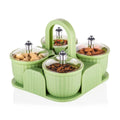 Multipurpose Plastic Storage Container Set: Kitchen Jars, Spices, Cookies your brand