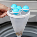 Laundry Ball Floating Pet Fur Lint Hair Catcher Household Reusable Washing Machine Floating Lint Mesh Bag Hair Filter Net Pouch Washing Lint Hair Remover Net, Mesh Bag Dryer (1 Pc) - Shopmania Wholesale