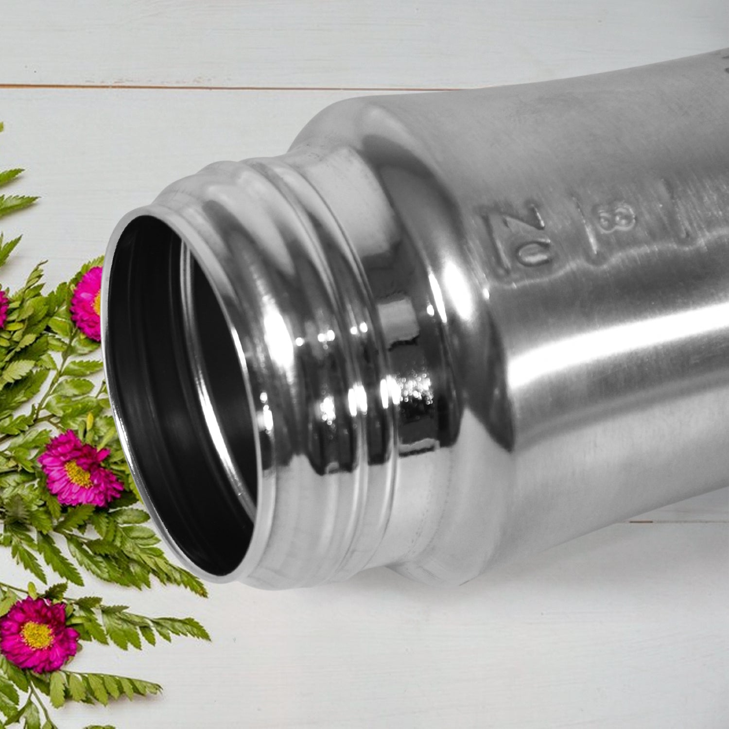 Ganesh Stainless Steel Baby Feeding Bottle, Milk Bottle for New Born / Infants / Toddler Up to 3 Years, BFA Free (250 ML Approx) - Shopmania Wholesale