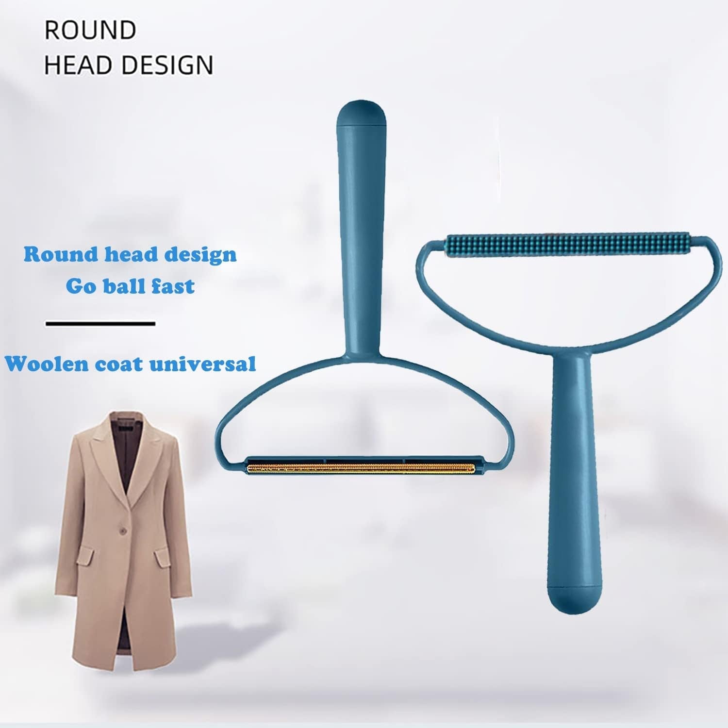 2in1 Portable Lint Remover at Home Use | Use for Removing Lint Dust in Furniture and Wool Clothes Sweater Carpet | Woolen Fabrics Brush Sticky Lint Roller with Long Handle (1 Pc) - Shopmania Wholesale