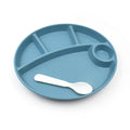 Plastic Food Plates / Biodegradable 5 Compartment Plate With Spoon for Food Snacks / Nuts / Desserts Plates for Kids, Reusable Plates for Outdoor, Camping, BPA-free (1 Pc) - Shopmania Wholesale