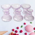 Crystal Plastic Ice-Cream Bowl, Home & Kitchen Serving Platter or Dessert Cup for Sundae, Sweets, Snacks, Fruit, Pudding, Nuts or Dip, Serving Bowls (Crystal Cups, Set of 6) your brand