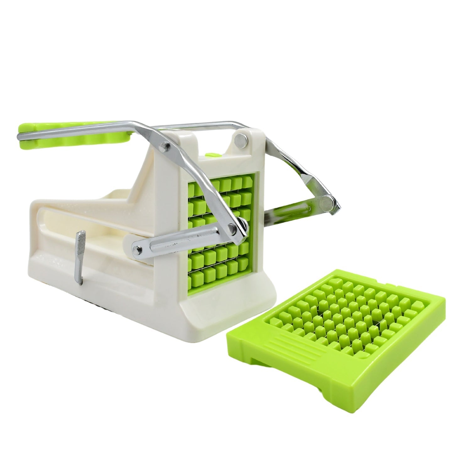 French Fry Cutter, Great with Vegetables, Potato Fries Cutter Professional Vegetable Cutter Stainless Steel Cutter Potato, Onions, Carrots, Cucumbers, Fruits Potato Cutter (1 pc) - Shopmania Wholesale