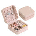 Mini PU Leather jewellery Box for Travel & Storage your brand