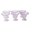 Crystal Plastic Ice-Cream Bowl, Home & Kitchen Serving Platter or Dessert Cup for Sundae, Sweets, Snacks, Fruit, Pudding, Nuts or Dip, Serving Bowls (Crystal Cups, Set of 6) your brand