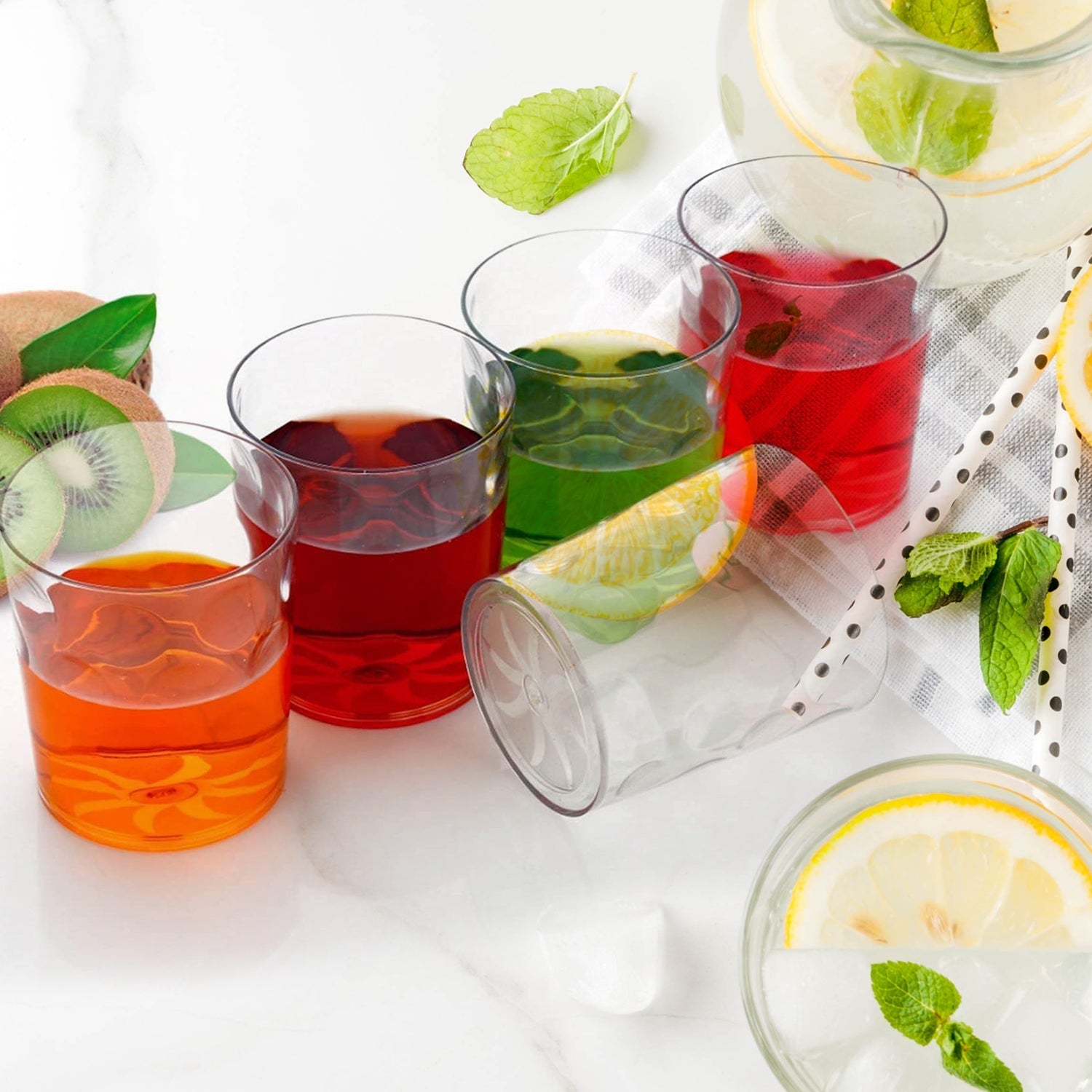 Magic Glass Clear Glass Bubble Water Juice Glasses (6 Pcs Set) - Shopmania Wholesale