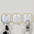 TRANSPARENT ADHESIVE WALL HOOK (6 PCS SET) - Shopmania Wholesale