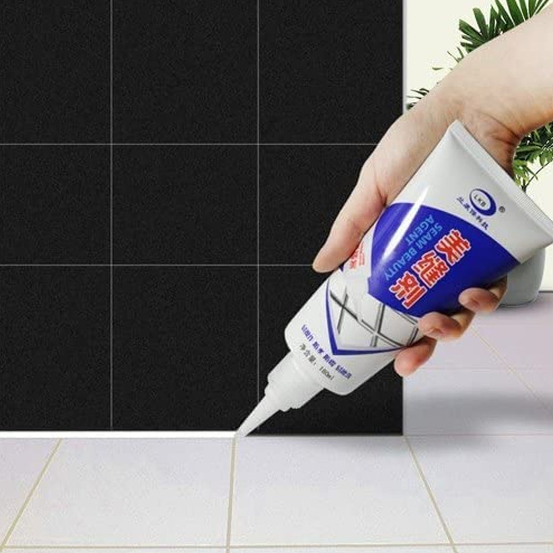 Waterproof Tile Gap / Crack / Grout Filler Water-Resistant Silicone Sealant for DIY Home Sink Gaps / Tiles Gaps / Grouts Repair Filler Tube For Home, Office, Bathroom, Toilets(180 Ml) - Shopmania Wholesale