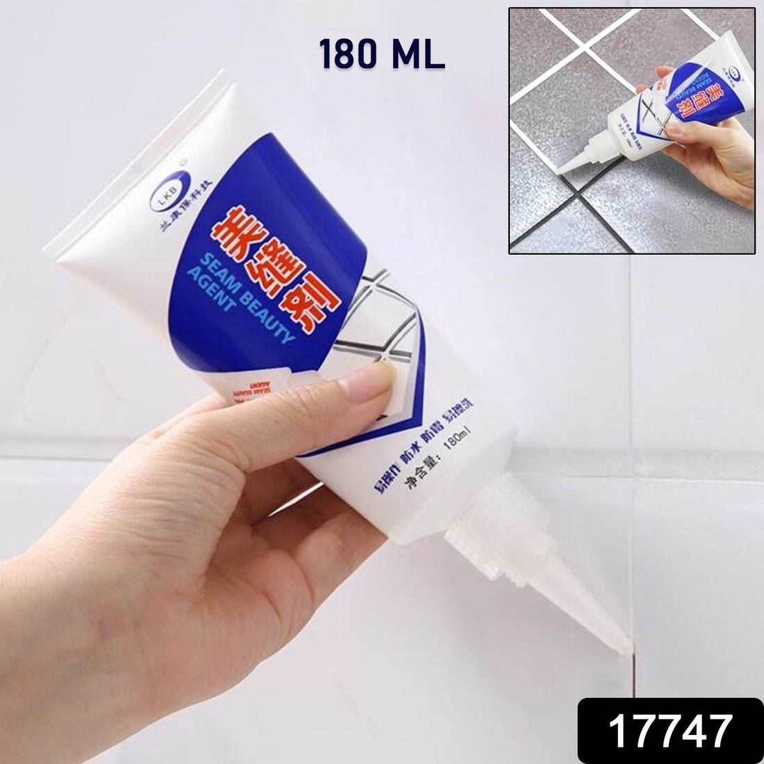 Waterproof Tile Gap / Crack / Grout Filler Water-Resistant Silicone Sealant for DIY Home Sink Gaps / Tiles Gaps / Grouts Repair Filler Tube For Home, Office, Bathroom, Toilets(180 Ml) - Shopmania Wholesale
