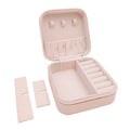 Mini PU Leather jewellery Box for Travel & Storage your brand