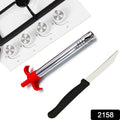 Stainless Steel Electronic Gas Lighter and Knife (2 in 1) your brand