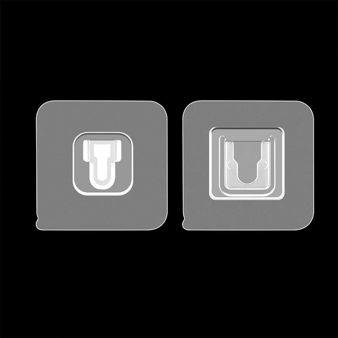 Heavy duty adhesive wall hooks, pack of 20, for versatile hanging.
