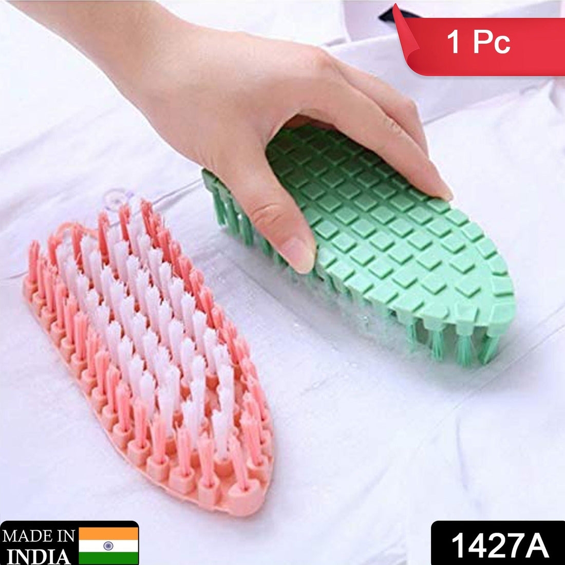 Plastic cleaning brush for home use