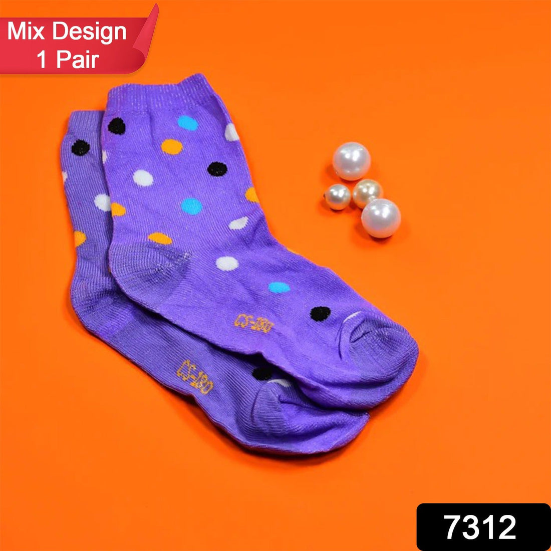 1 PAIR SOCKS PRINTED TRENDY MULTIPLE DESIGNER SOCKS  (1 Pc / Mix Design) - Shopmania Wholesale