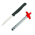 Stainless Steel Electronic Gas Lighter and Knife (2 in 1) your brand