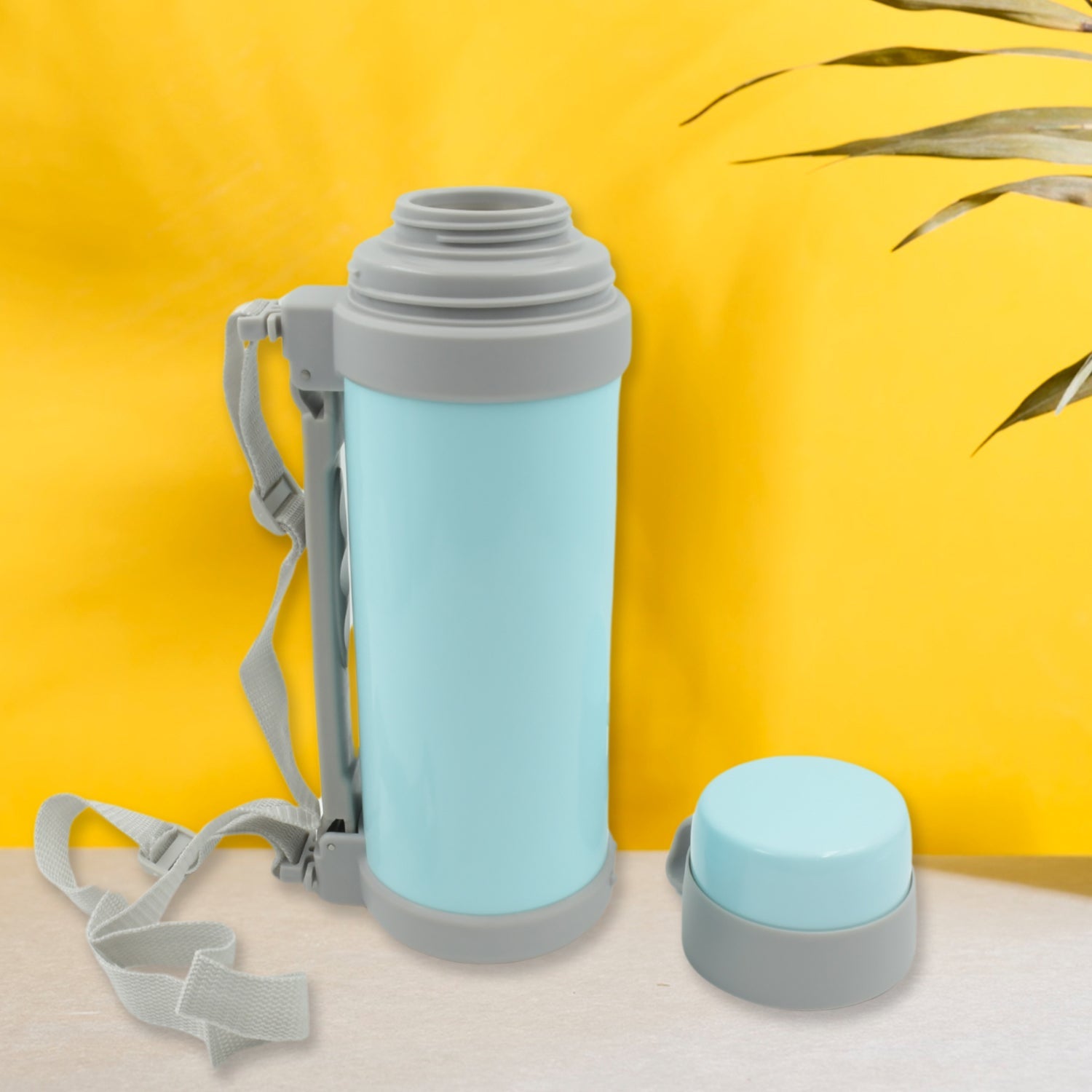 Stainless Steel Insulation Thermos, Double-Wall Vacuum Insulated Water Bottle For Travel, Outdoor Fitness Portable Travel Pot, Camping Coffee, Portable Car, Travel Keep Hot & Cold Large Capacity (1200 ML) - Shopmania Wholesale