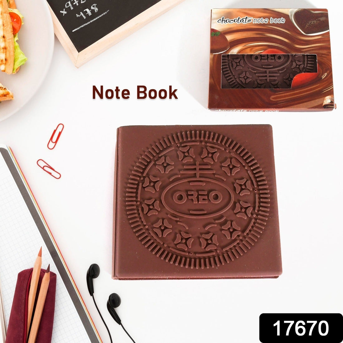 Chocolate Diary Notebooks Original Chocolate Smell Writing Practice Book Early Learning Copybook Premium Chocolate Book (1Pc / Book / 80 Pages)  your brand