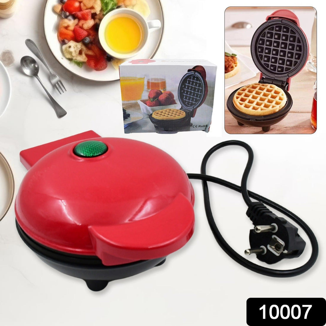 Mini Waffle Maker Machine Waffle Iron Home Appliances Kitchen Gift Easy To Clean, On-Stick Surfaces, Perfect Breakfast, Dessert, Sandwich, Cakes, Other Snacks Machine - Shopmania Wholesale