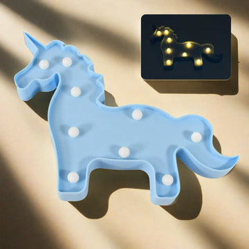 3D LED Night Light Table Lamp for Party Birthday Wedding Atmosphere, Battery Operated Decorative Light Nursery Lamp for Bedroom and Wall Decoration For Children Bedroom Wall, Light (1 Pc / Battery Not Included) your brand