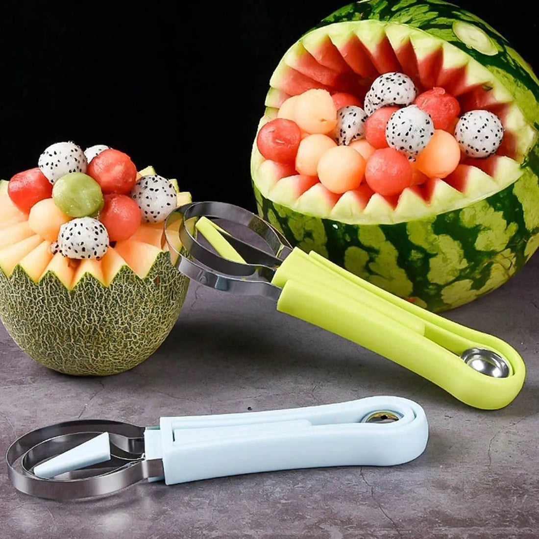 4-in-1 Stainless Steel Fruit Baller & Scooper your brand