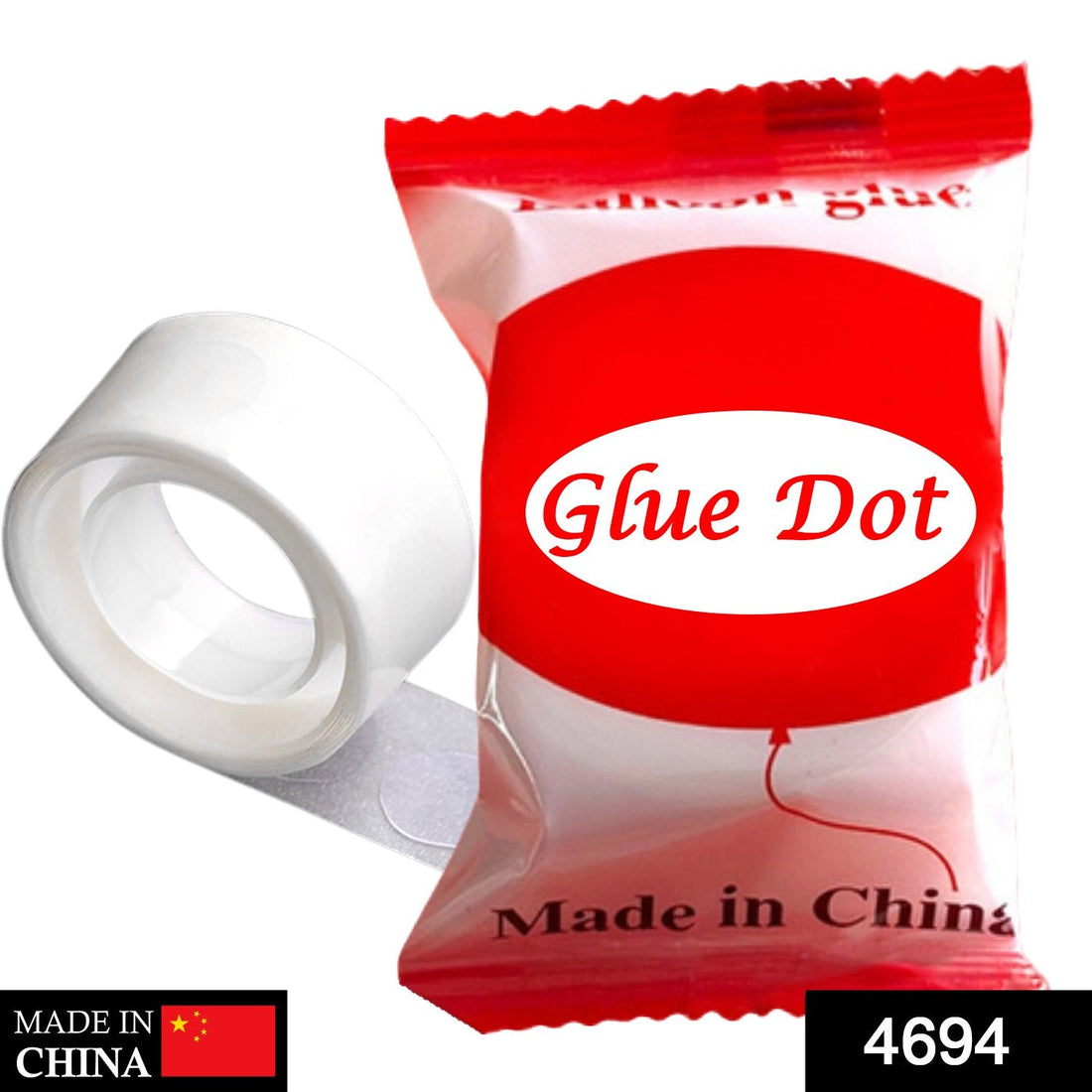 Roll of glue dots for party decorations