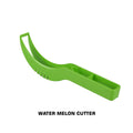 Watermelon slicer with ergonomic handle for quick and even slicing.