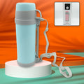Stainless Steel Insulation Thermos, Double-Wall Vacuum Insulated Water Bottle For Travel, Outdoor Fitness Portable Travel Pot, Camping Coffee, Portable Car, Travel Keep Hot & Cold Large Capacity (1200 ML) - Shopmania Wholesale