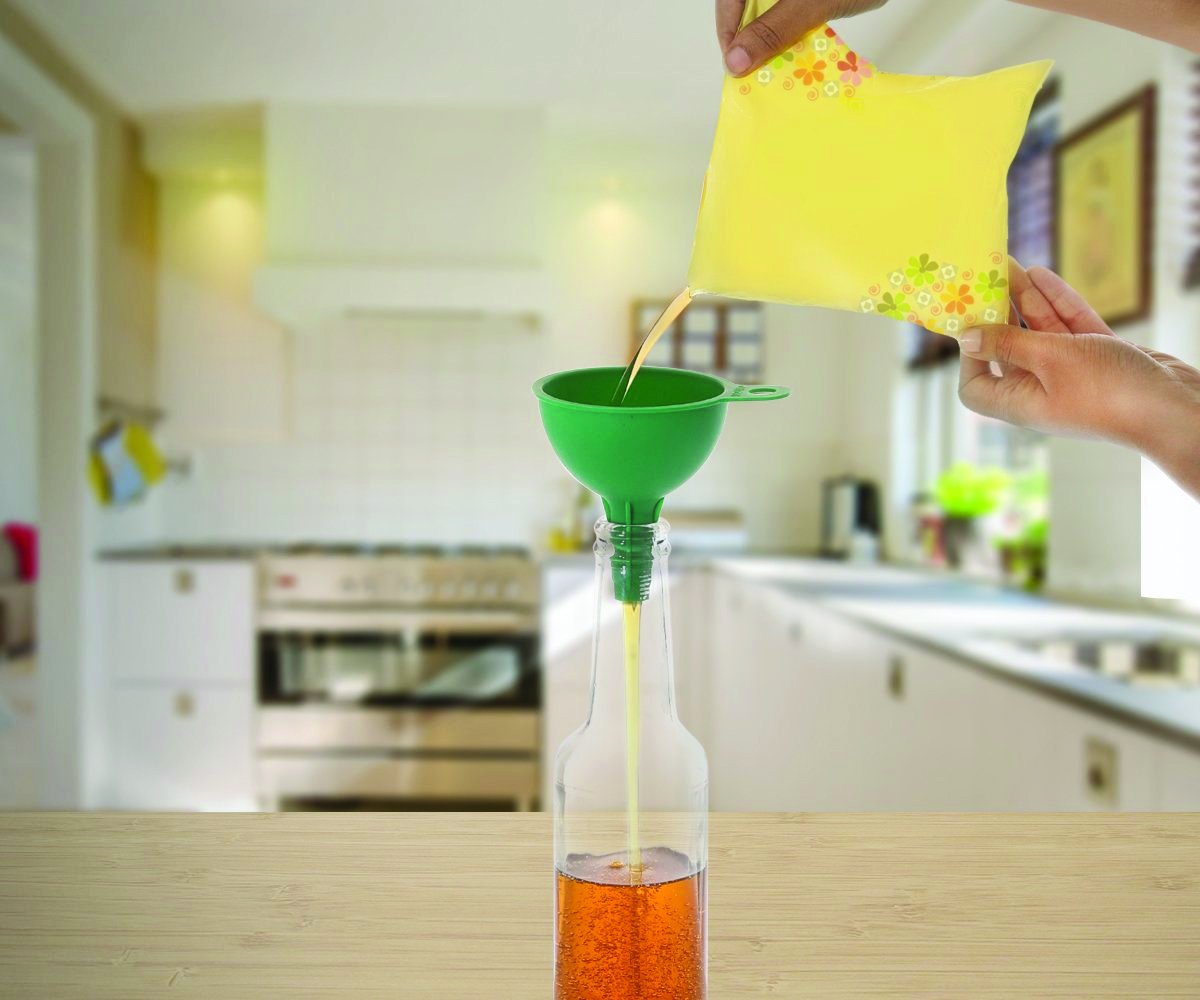 Food-Grade Silicone Funnel: Safe & Easy Transfer for Liquids & Grains (1 Pc) - Shopmania Wholesale