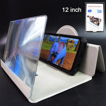 5D HD Mobile Phone Screen Magnifier Amplifier (1 Pc / 12 Inch) your brand