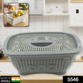 Multipurposes Plastic Basket, Organizer for Kitchen, Countertop, Cabinet, Bathroom with Lid, Plastic Storage Basket For Store Fruits, Vegetables, Magazines, Cosmetics, Stationary (1 Pc / Mix Color ) your brand