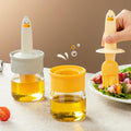 2 in 1 Oil Dispenser Bottle with Silicone Basting Brush (1 Set) - Shopmania Wholesale