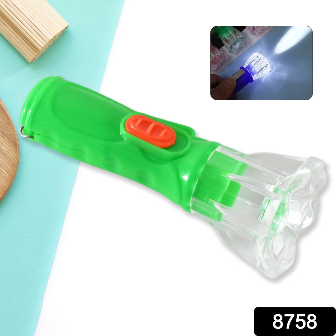 Small Plastic Torch for Kids, Plastic LED Flashlight Torch, Beautiful Attractive Good Gift Item, Pocket Torch for Kids (1 Pc) - Shopmania Wholesale