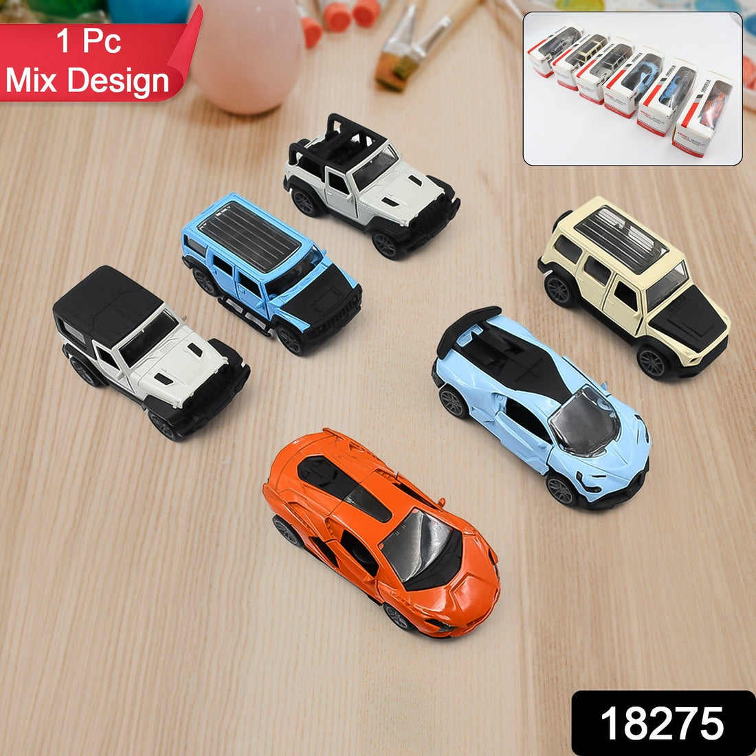 Mini Pull Back Car Widely Used By Kids (1 Pc / Mix Color / Design) - Shopmania Wholesale