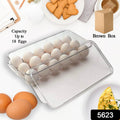 Plastic 18 Cavity Egg Storage Box Or Egg Trays For Refrigerator With Lid & Handles High Quality, Rectangular Egg Tray Box For 18 Egg (1 Pc) - Shopmania Wholesale