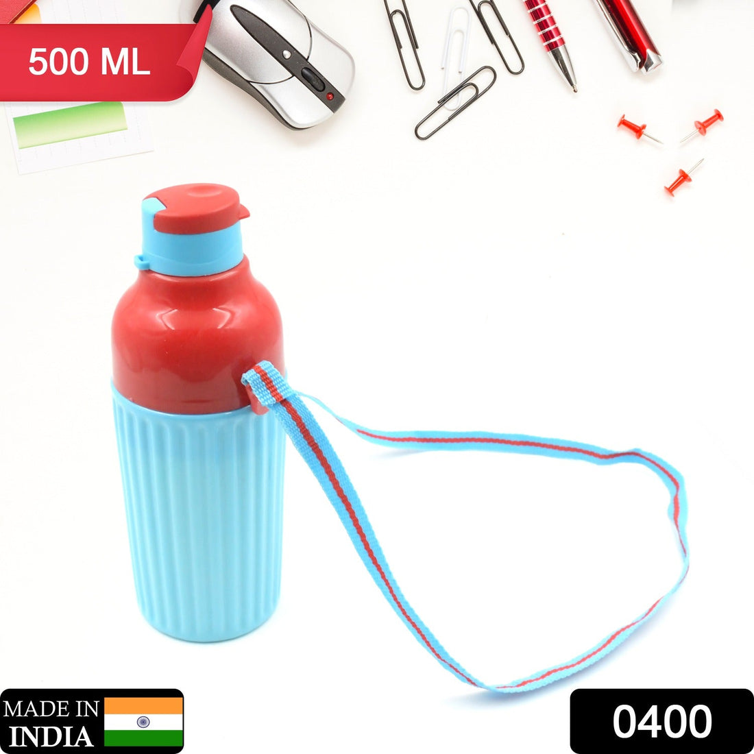 500ml BPA-free water bottle with carry dori