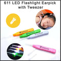 LED Flashlight Earpick with Tweezer your brand