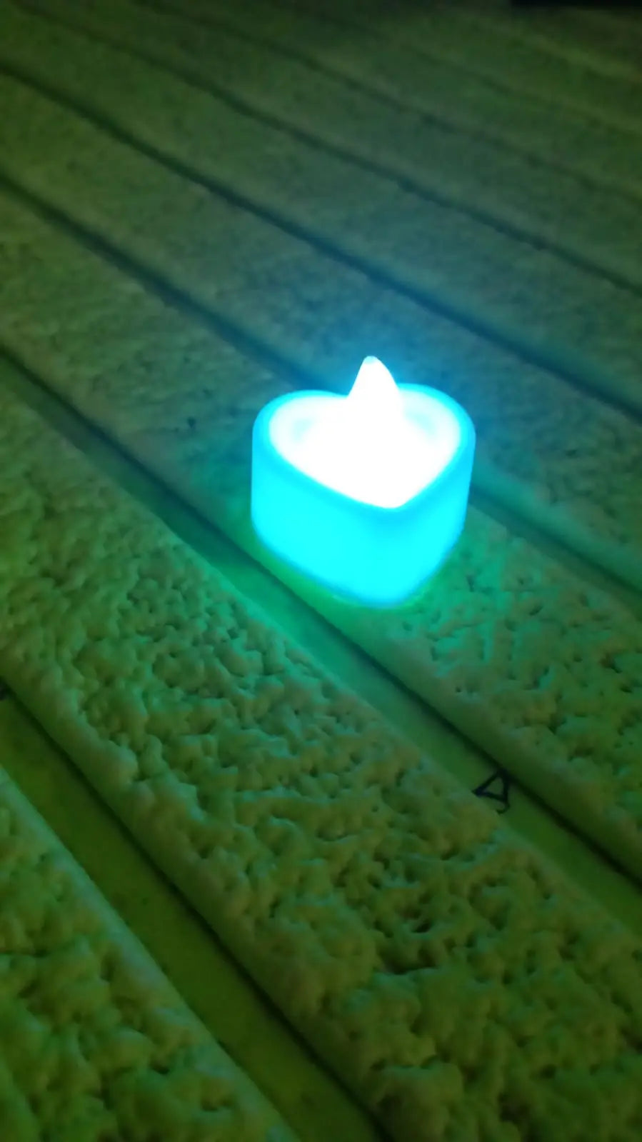 LED Tealights, Smokeless Plastic Decorative Candles (Pack Of 6 / Multicolor) your brand