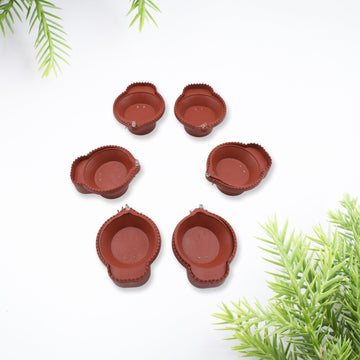 Water Sensor Diyas for Diwali Decoration | Diyas for Home Decoration| Diwali Decoration Items for Home Decor Diyas | Diwali LED Diyas Candle with Water Sensing Technology E-Diya (6Pc Set) - Shopmania Wholesale