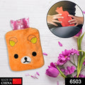 Warm Hug from a Panda: Orange Panda Hot Water Bottle for Pain Relief your brand