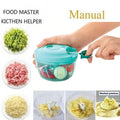 Handy Mini Plastic Vegetable Chopper Cutter, Onion Chopper Vegetables for Kitchen Accessories with 3 Blades - Shopmania Wholesale